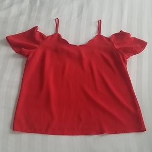 Cute off shoulder top